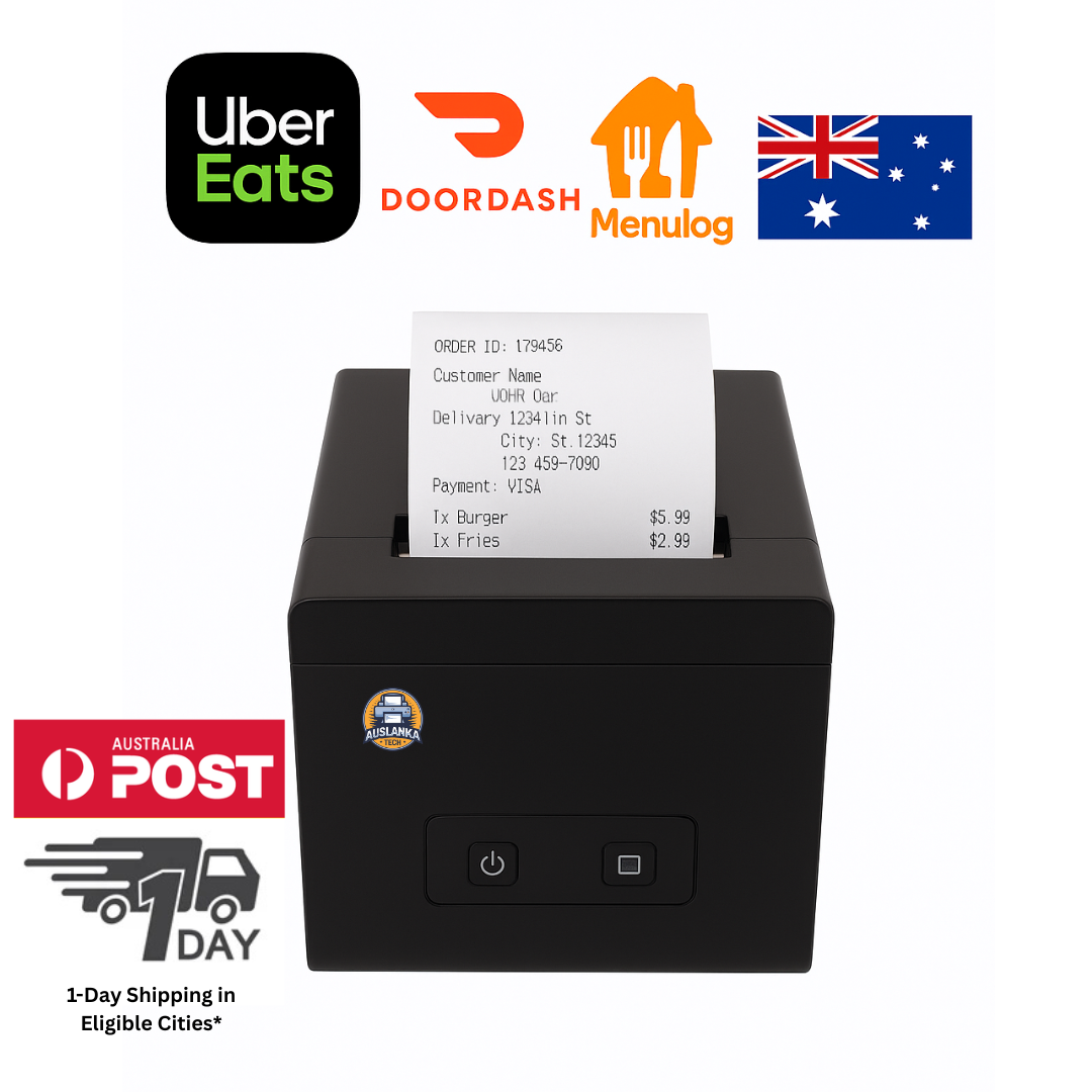All-in-One Uber Eats, DoorDash, Menulog & Square POS Pos Thermal Printer