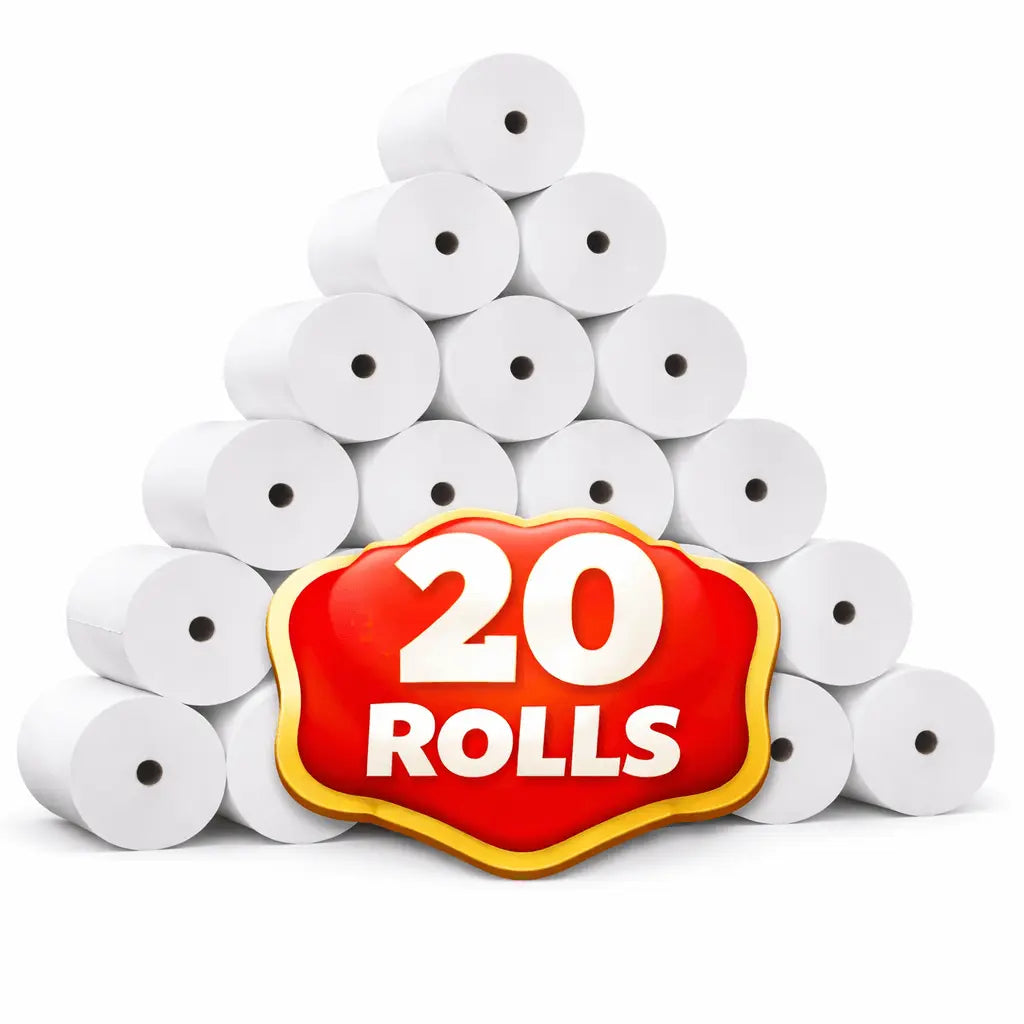 80x80mm Premium Thermal Paper Roll POS Cash Register Receipt BPA FREE All in One Printer