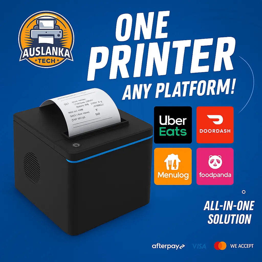 All-in-One Thermal Printer for Uber Eats, DoorDash & More – Streamline Order Fulfillment All in One Printer