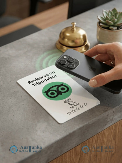 Smart NFC Tap-to-Follow Card | Facebook, Instagram & WhatsApp Business Connections All in One Printer